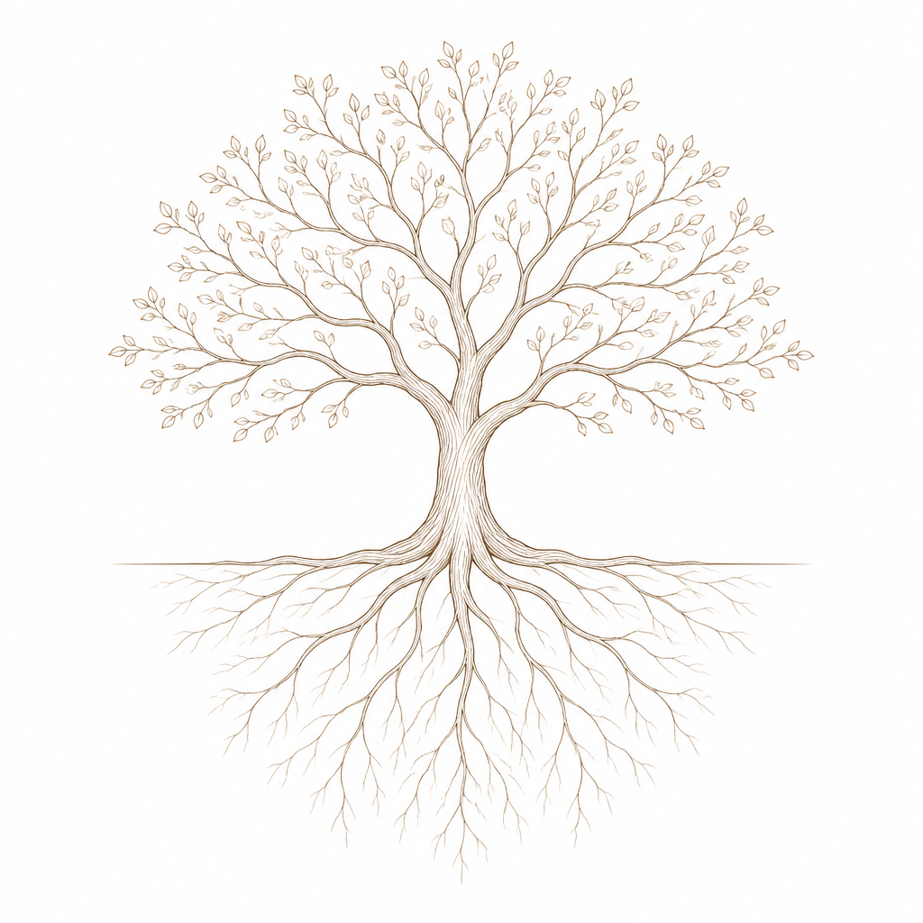 Arbre et ses racines